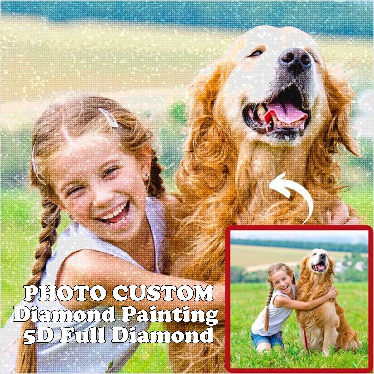 5D Diamond Painting Kit Full Drill - Персонализированные наборы для алмазной вышивки с