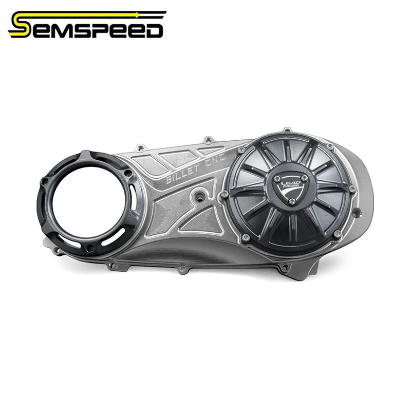 

SEMSPEED CNC Aluminum Motorcycle Transmission Cover For HONDA LEAD 125CC NH125 (JF01) Giorno+ 125 160 CVT Cover 2021-2025 Year