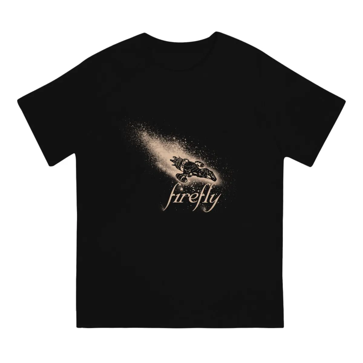 Firefly Spaceship Science Fiction TV Creative TShirt for Men Serenity  Pure Cotton Hip Hop Gift Clothes OutdoorWear