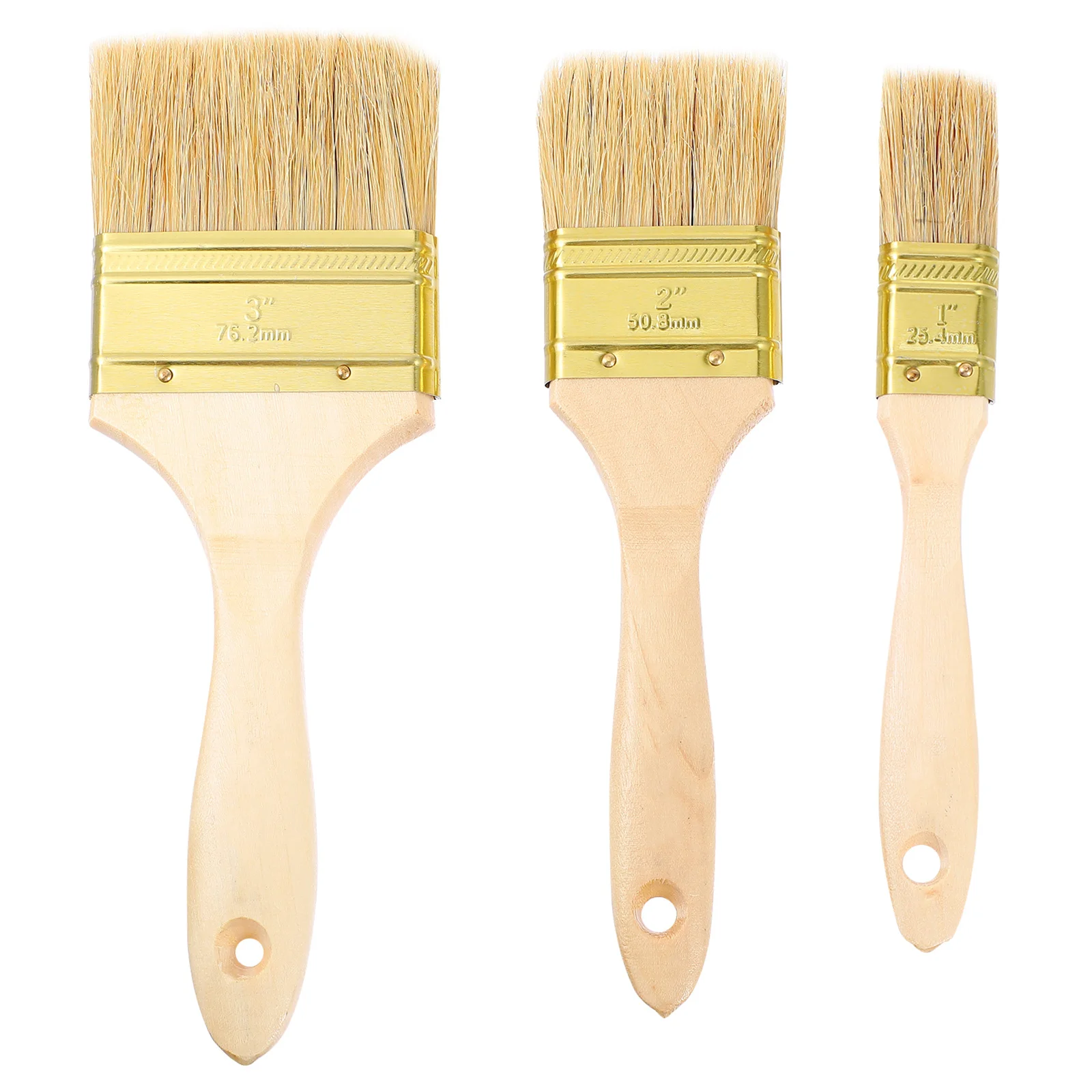 

3Pcs Cleaning Brush Multi-Functional Heat Resistant Oil Brush for Baking Barbecue Grilling Kitchen Supply Wooden Handle Durable