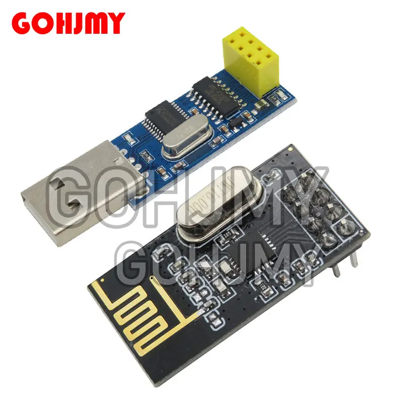 1pcs CH340T USB to Serial Port Adapter Board + 2.4G NRF24L01+ Wireless Module For Arduino