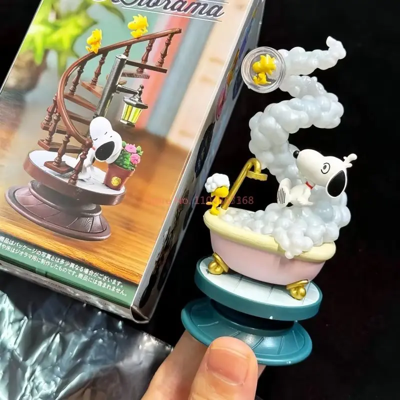 Rement Miniature Scene Collection High Detail Spiral Structure Diorama Desktop Action Figure Animation Model Art Toy Gift
