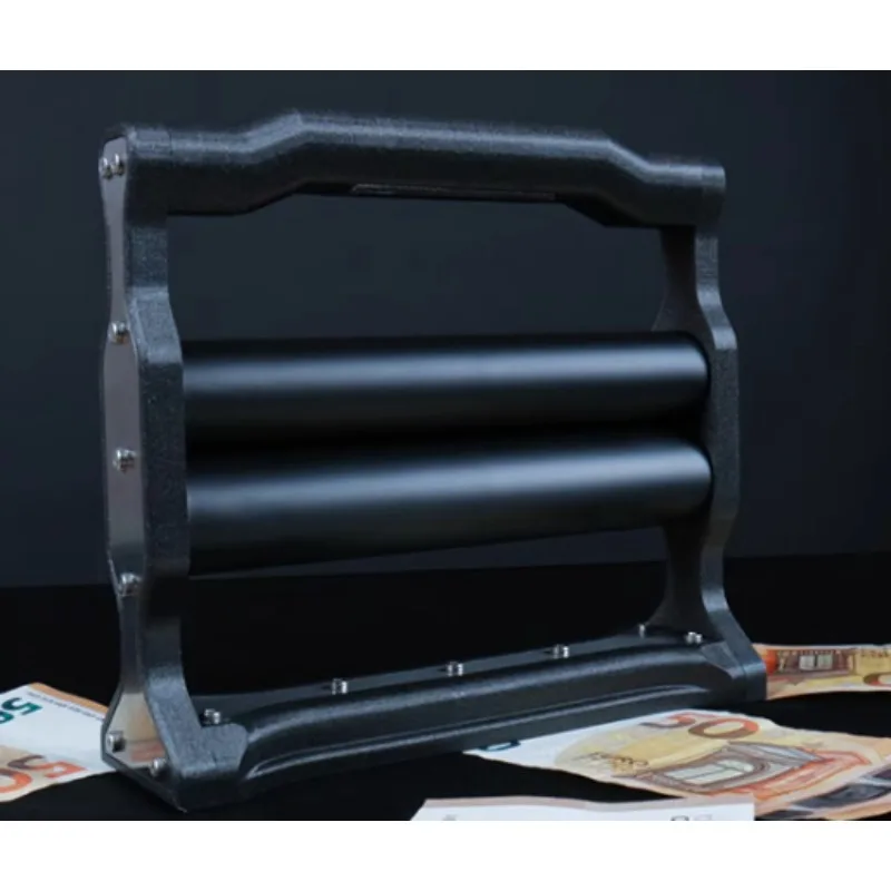 آلة سحرية لطابعة الأحلام المصممة حديثًا تقدم عرضًا قريبًا لصانع الأوراق النقدية والخدع السحرية في الشارع ألعاب الدعائم