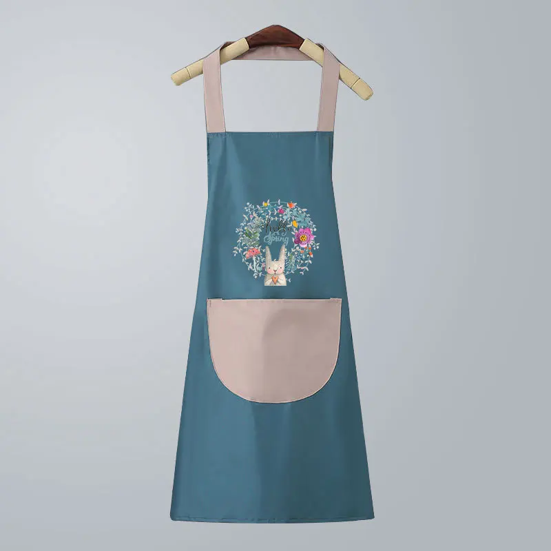 Grembiule da cucina da donna impermeabile e resistente all\'olio la casa estiva può pulire le mani carino moda nuovo lavoro di cucina