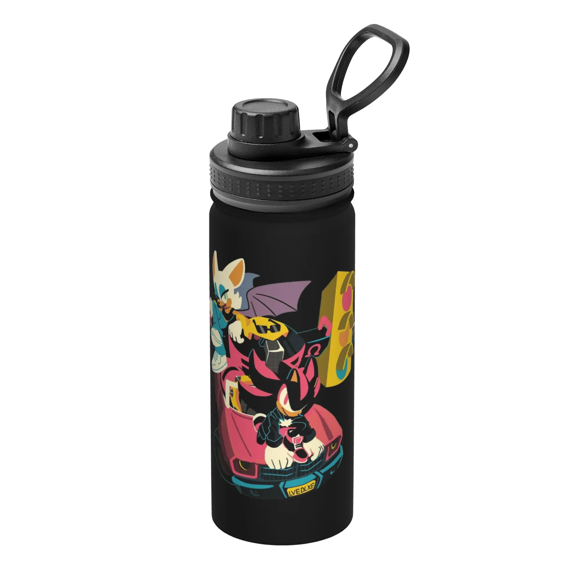 Shadow The Hedgehogs 18OZ Sports Insulated Kettle Thermal Cup Stainless Steel Office Home Mugs Hot Cold Drink