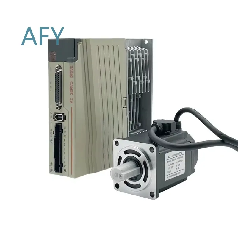 17 Bit Absolute Encoder 60mm 400W Servo Motor Kit for RS485 Servo Drive 3000rpm 1.3N m Industrial Automation CNC Robotics