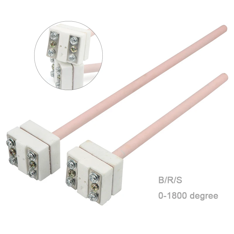 

1600 Degree High Accuracy Probe Ceramic Tube Temperature Sensor Thermocouple R S B Typee For Furnace Electric Kiln