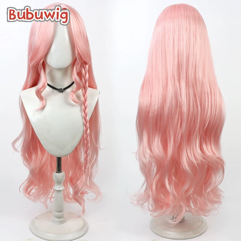 

Bubuwig Synthetic Hair Fluttershy Cosplay Wigs Fluttershy 100cm Women Fashion Anime Long Wavy Pink Party Cos Wig Heat Resistant