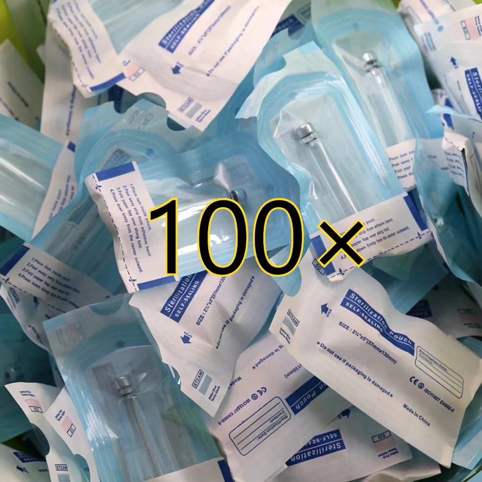 10-100Pack 3ml Peptide Insulin Pen Cartridge, 3cc Cartridges Compatible with Reusable Injection V1 & V2 Pens, Individually Pack