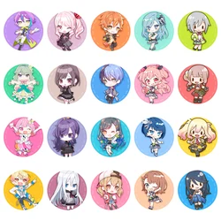 Project SEKAI Anime 50mm PJSK MORE MORE JUMP! Vivid BAD SQUAD Wonderlands×Showtime Metal Badge Brooch Pins
