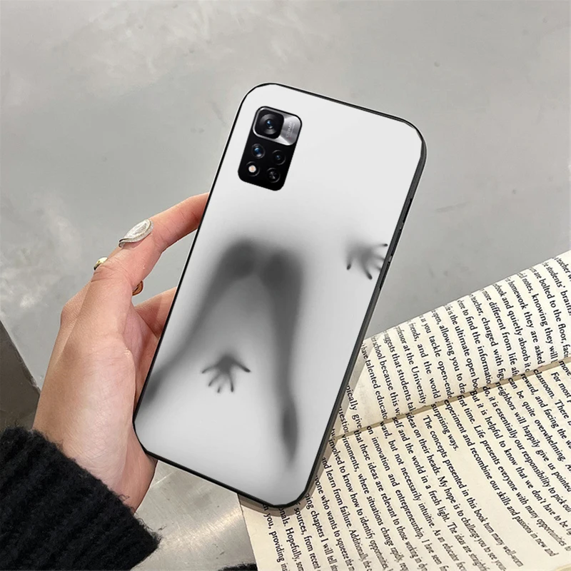 Funda para teléfono con diseño de silueta de cuerpo, para mujer y hombre, compatible con Xiaomi Redmi Note 17 Pro Max, 15, 14, 13, 12 Pro, 14S, 12S, Redmi A5, 15C, 13C, 14C.