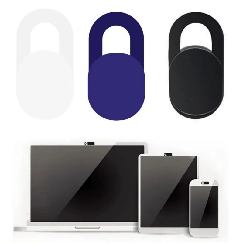 웹캠 커버 노트북 카메라 커버 슬라이더 휴대폰 안티 스파이 아이패드 PC 맥북 태블릿 렌즈 개인 정보 보호 스티커, 5/10/20 피스