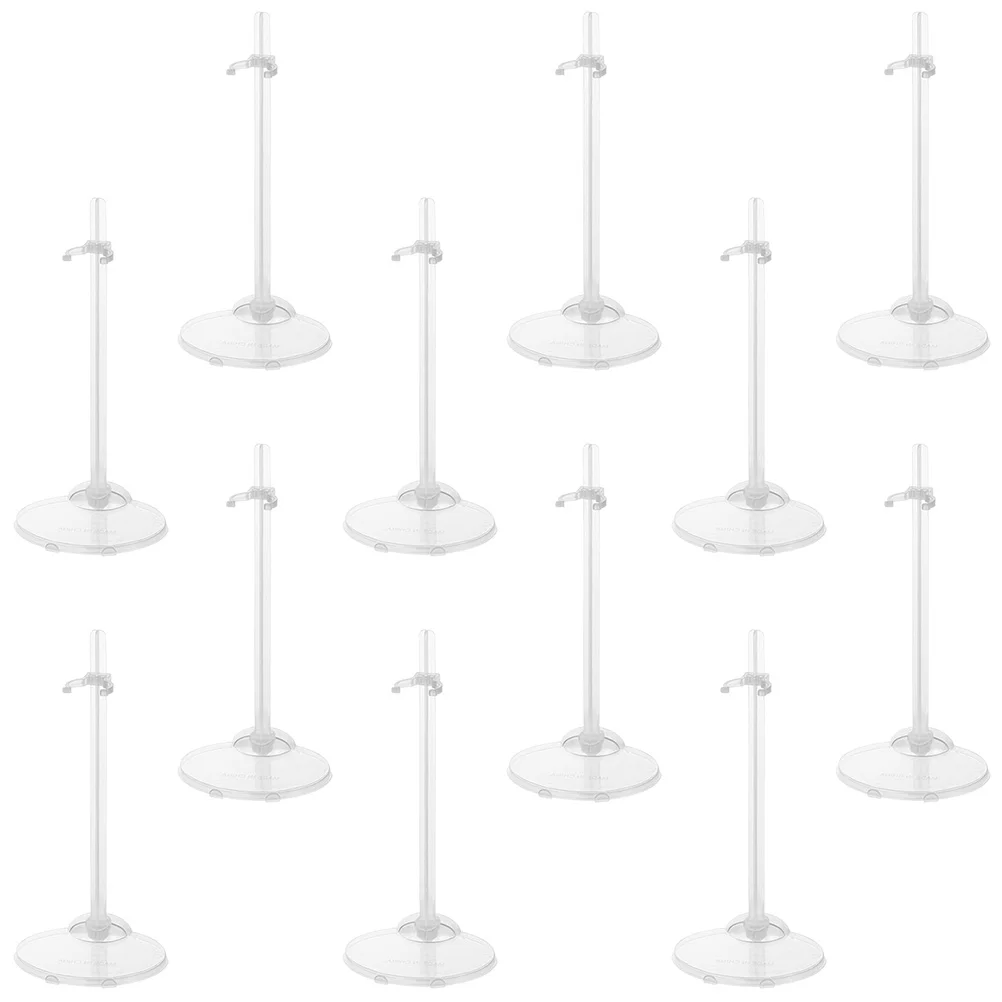 

15 Pcs Figurine Stand Standing Girls Toys Holding Display Child Accessories