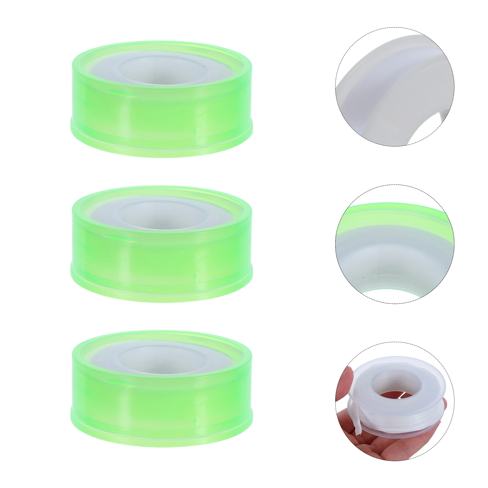 

10Rolls Pipe Sealing Tape 18M Waterproof Ptfe Thread Sealant For Kitchen Bathroom Garden Gas Water Pipe Leak Repair Plumbing