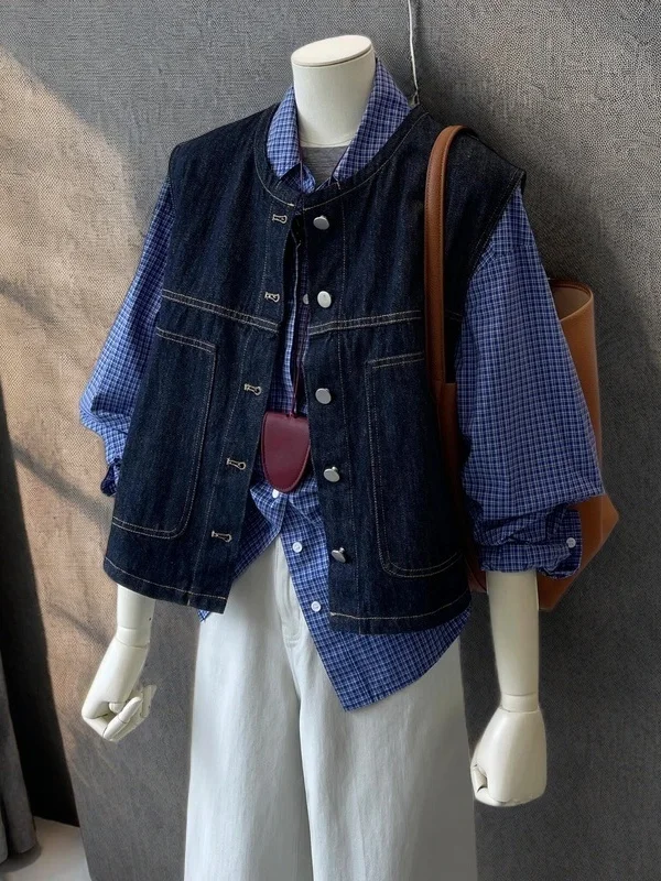 

Гуанчжоу: Тринадцать рядов, тяжелый товар - рекомендуем! Джинсовая куртка-кардиган для женщин, однотонная, в стиле Sweet Sle