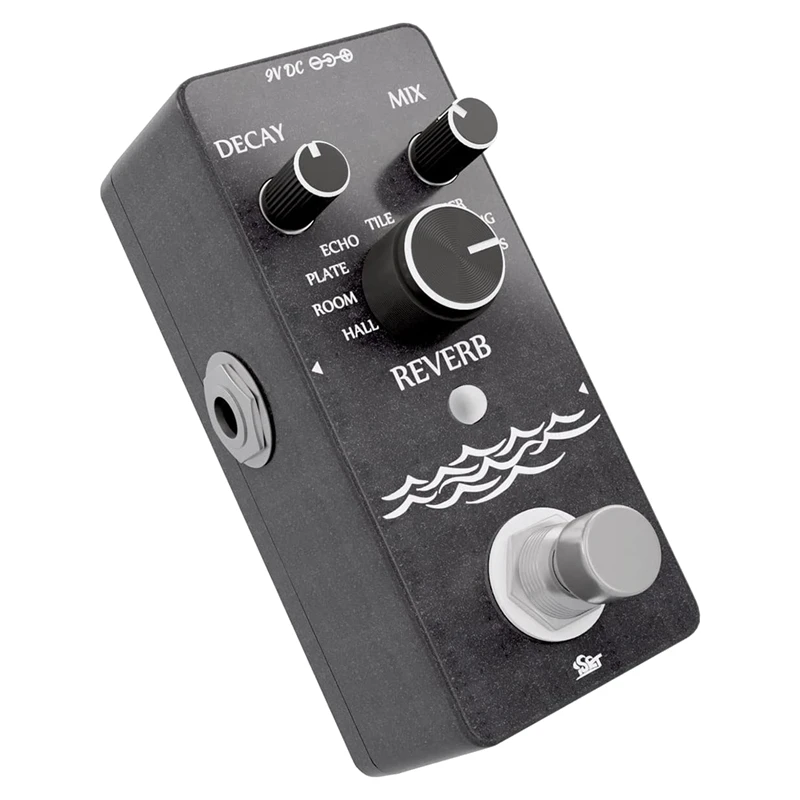 

ISET Digital Reverb Guitar Pedal With 9 Modes Guitar Effect Pedal For Electric Guitar Bass True Bypass