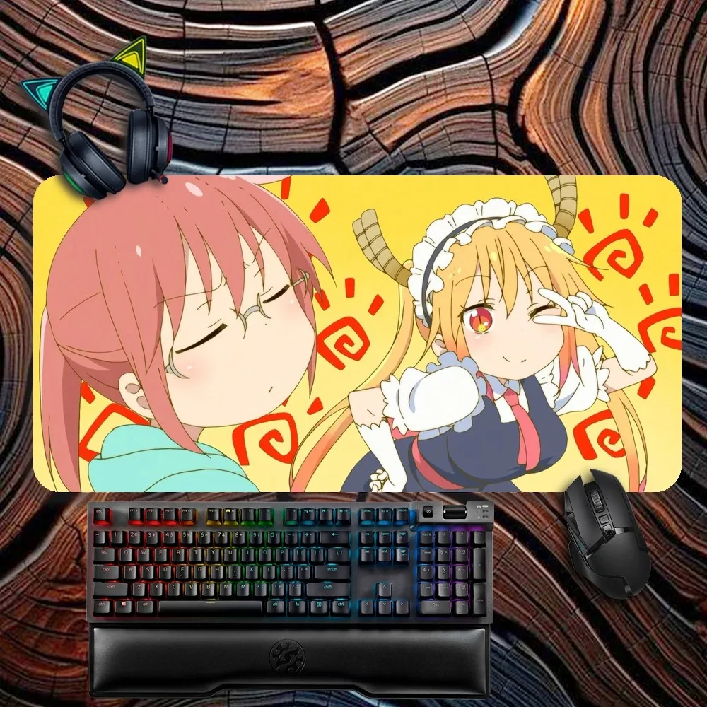 Anime M-Miss K-Kobayashis D-Dragon Maid Mouse Pad Non-slip Lockedge Office Student Gaming Thickened Large Writing Pad Cushion