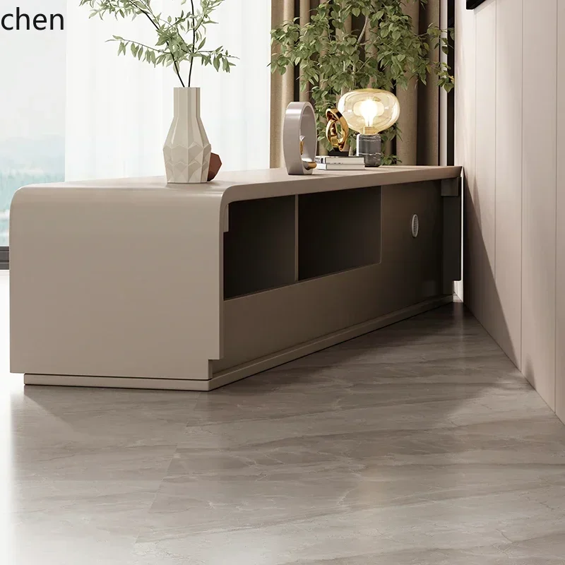 DSA  coffee table combination household solid wood floor storage modern simple TV cabinet complete