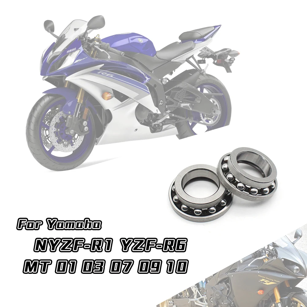 

Motorcycle Steering Stem Bearing Seal Kit Fit for Suzuki GSX1400 GSXR250 VL125 250 800 800B 800C 800T SV650