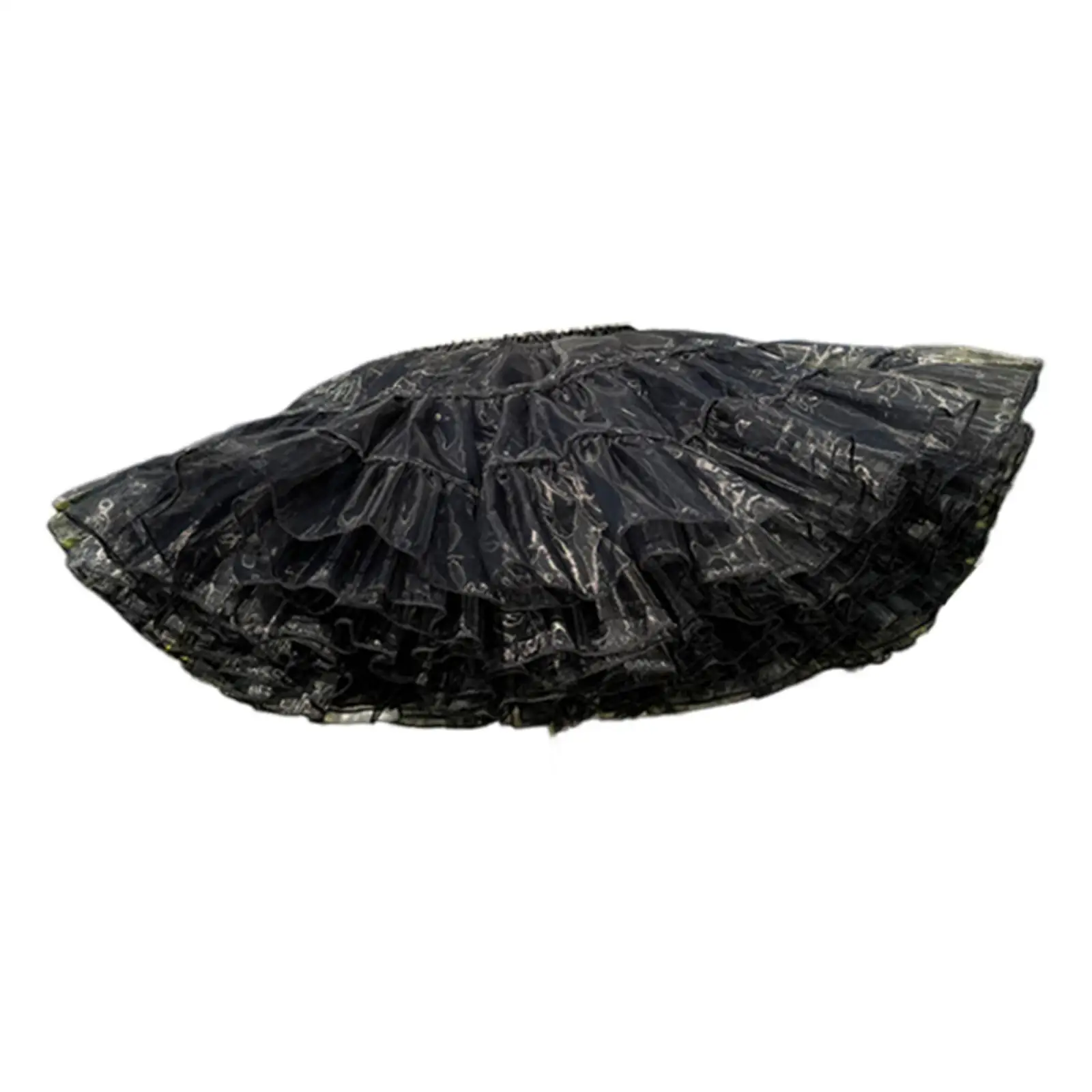 Women's Petticoat Skirt Half Slips Elastic Waistband Reusable Easy to Wear Crinoline Underskirt for Dance Prom Lady Cosplay