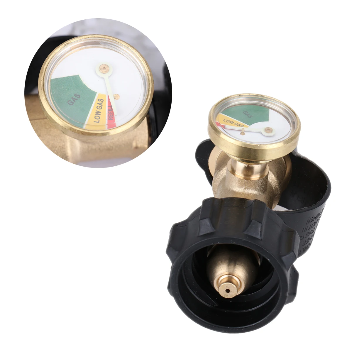 

Pressure Gauge Connector Regulator Valve Gas Filling Adapter QCC1 Propane Tank Refill