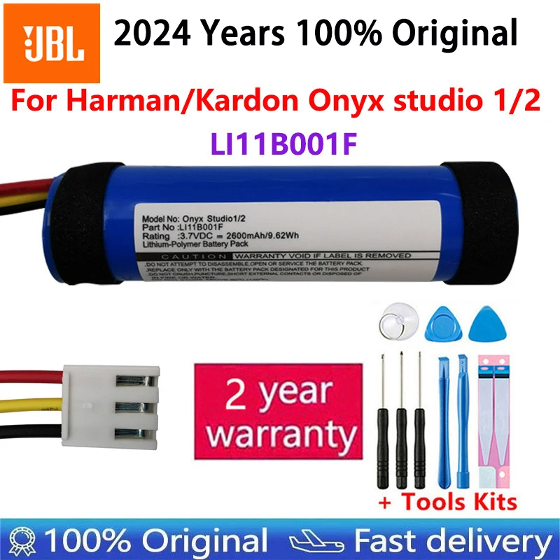 100% Original High Quality LI11B001F 2600mAh Replacement Battery For Harman Kardon Onyx studio 1 2 Bluetooth Speaker batteries