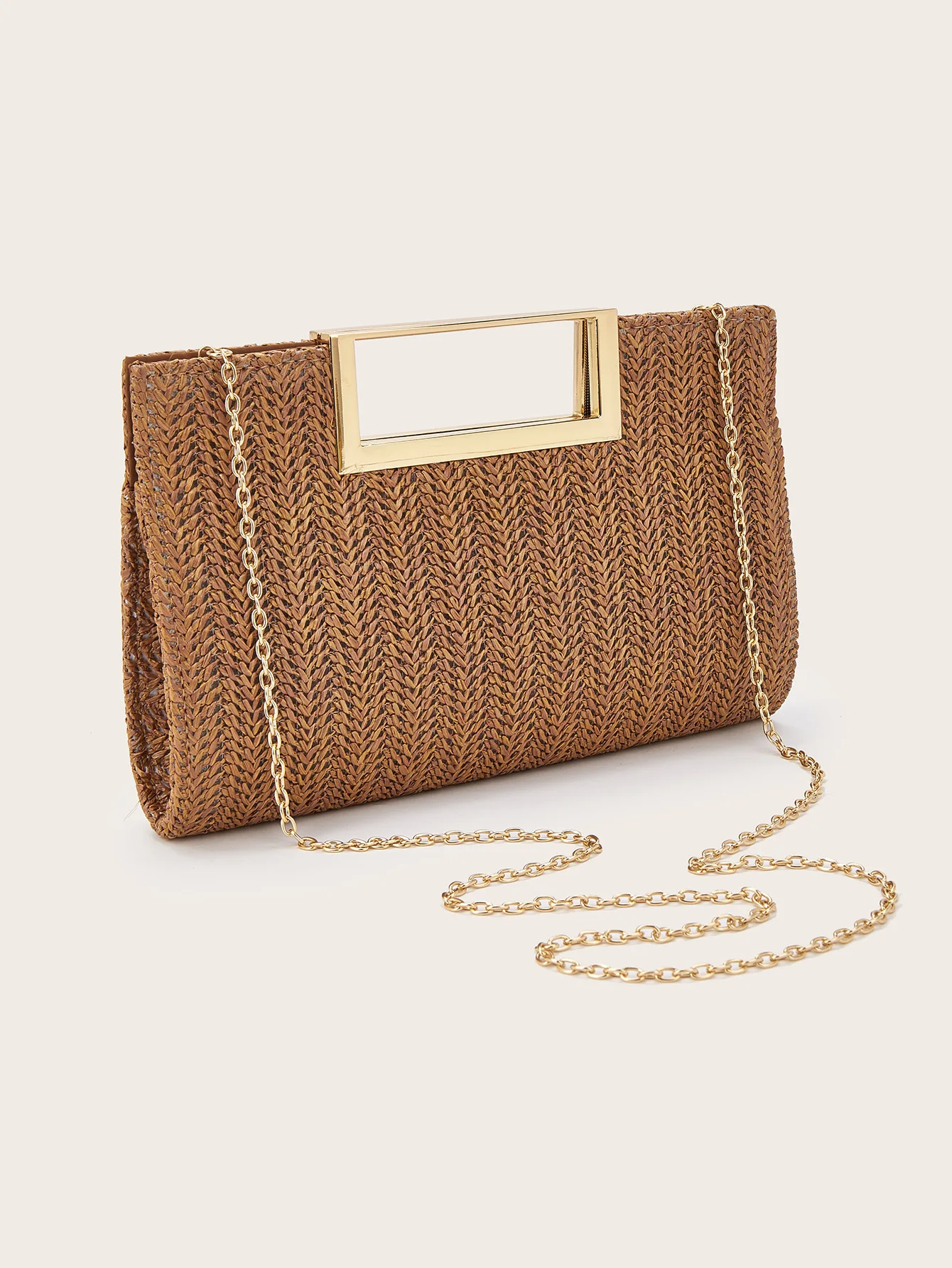 Tas Clutch Anyaman Jerami untu - Women Bags Gold ulasan dan harga