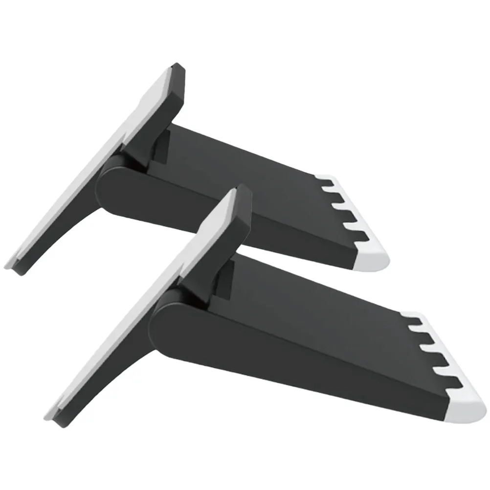 2Pcs Foldable Laptop Stand Portable Notebook Cooling Riser Ergonomic Support Holder for Desk Typing Back Wrist Care