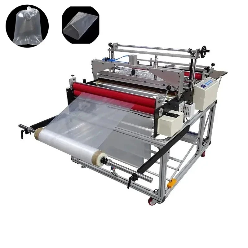 

Polyethylene Plastic Bag Making Hine Double Layer Four Channel Heat Sealing Cold Cutting Factory Direct