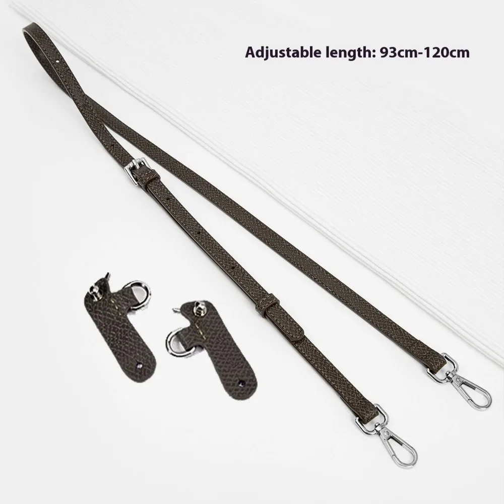 1 set aksesoris tas mini, set tali bahu kulit tanpa lubang, aksesoris tas tali bahu diagonal yang dapat diubah