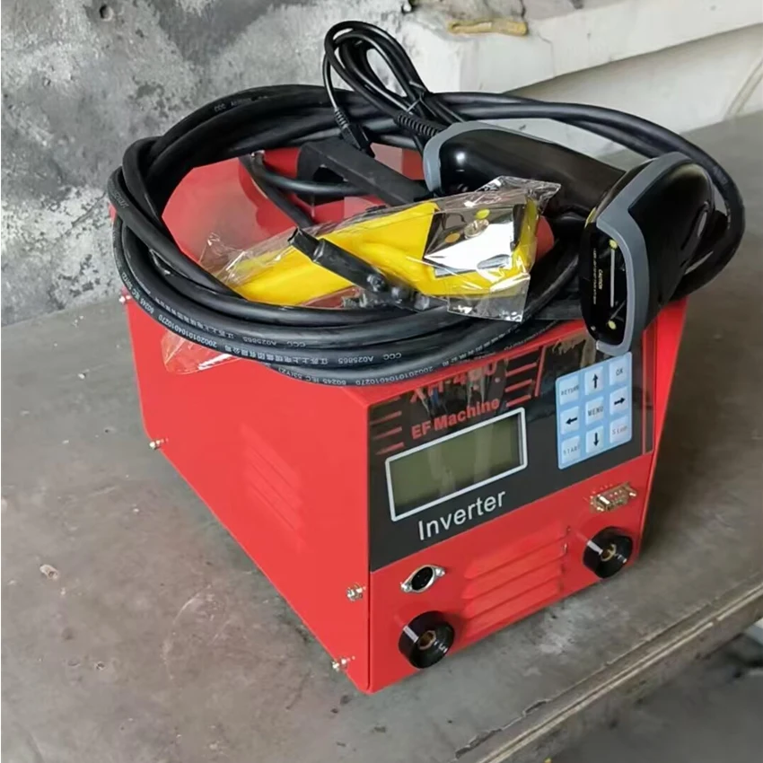 400 Fully Automatic PE Tube Welding Machine Gas Pipeline Butt Welding Machine  Hardware Cloth Skeleton Tube Electric Welder