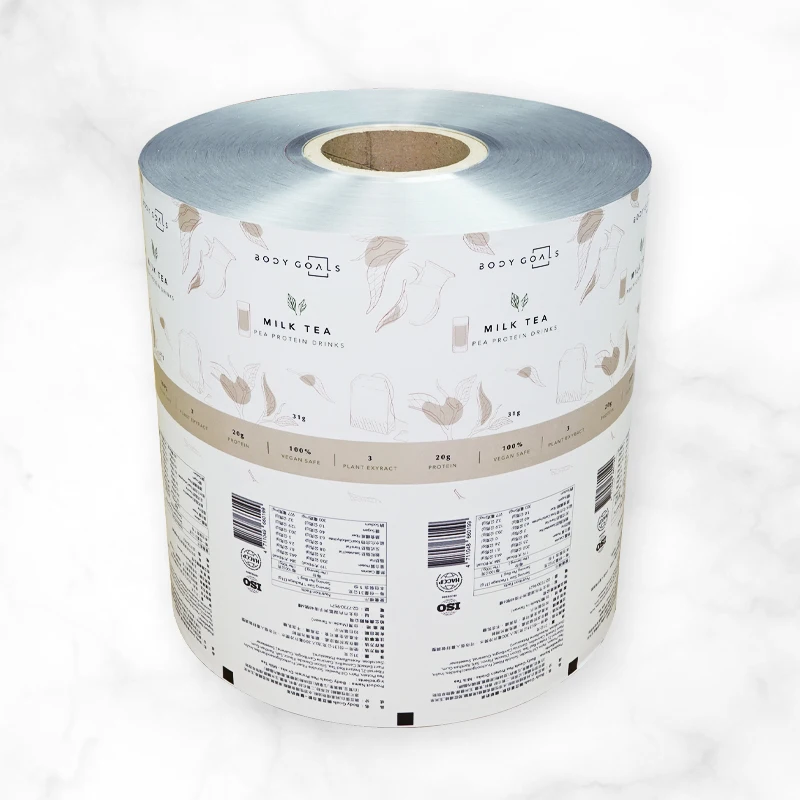 Heat Sealable Aluminum Foil Food Sachet Roll Film