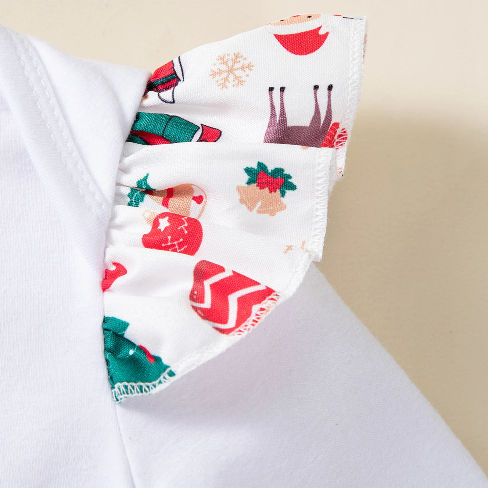 Tregren 1-18 متر الرضع طفلة عيد الميلاد الزي طويلة الأكمام رومبير + القوس الجبهة تنورة صغيرة + مجموعة عصابات رأس ملابس الوليد