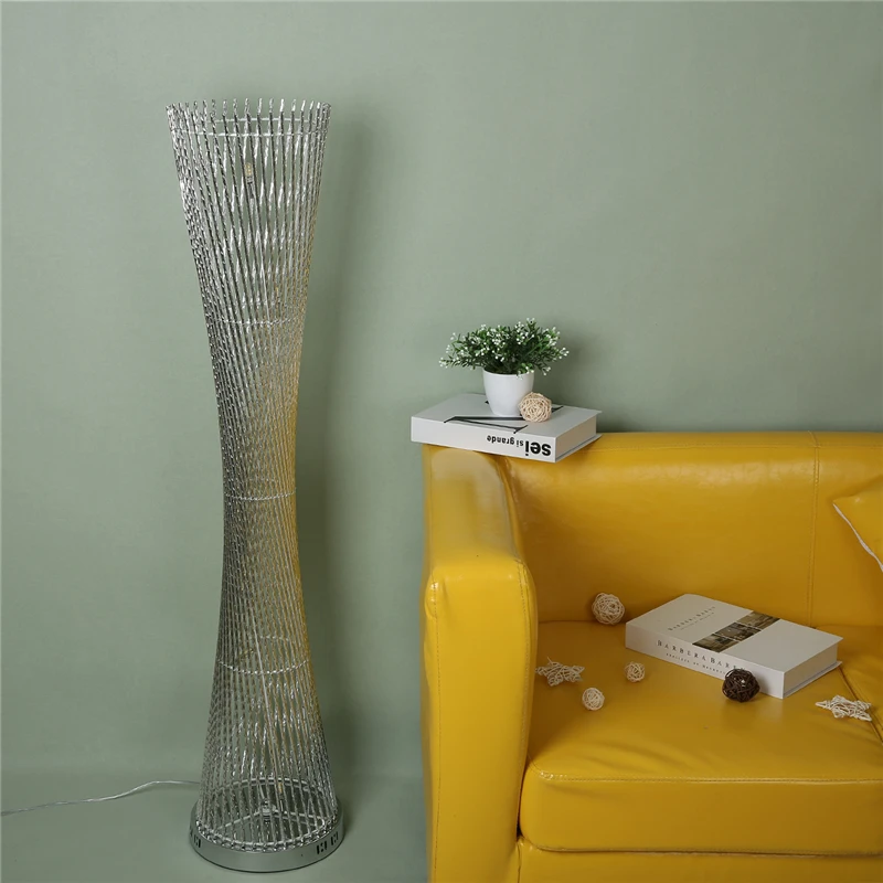Modern Led Standing Lamp Aluminum Tower Floor Lamps for Living Room Light Stand Foyer Home Decorative Floor Lights AC90-26V Lamp