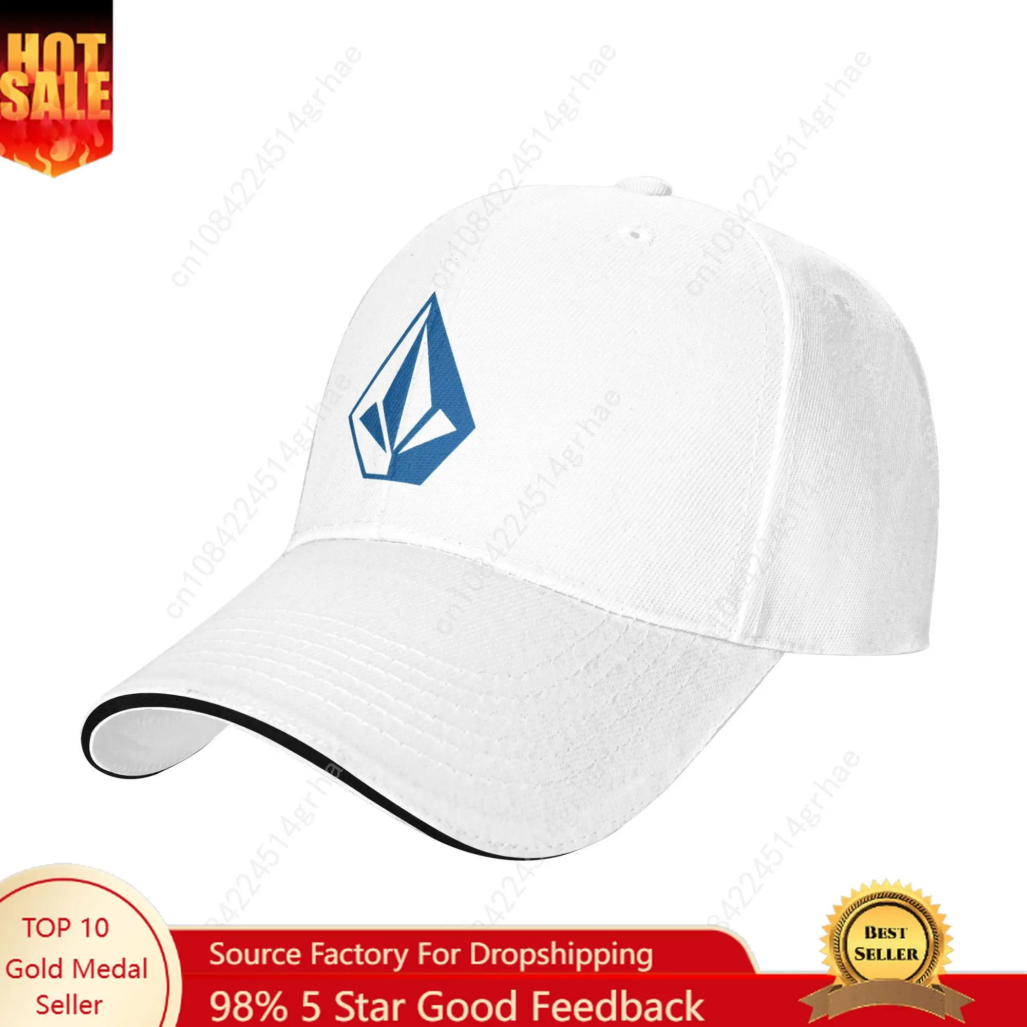 

Summer Volcoms Baseball Cap Running Hippie Casual Print Sun Trucker Hat Unisex Men Women Sunscreen Hat