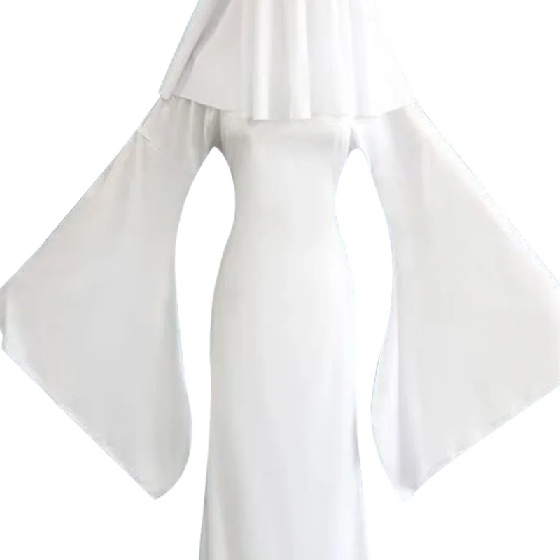 

Новинка 2025 года, косплей для девочек-призраков, милый дьявол, облегающая юбка с хвостом Fi, танцевальная юбка на Хэллоуин, китайский этнический женский костюм, сценическое выступление