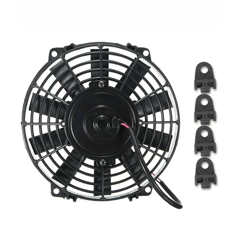 2026 New Upgrade Universal Slim Fan Push Pull Electric Radiator Fan Air-Sucking Type Cooling & Mounting