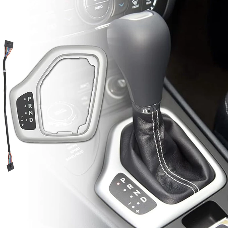 

Рамка коробки передач автомобиля с жгутом 5YD27LS5AA 68413957 AA для Jeep Cherokee 2014-2018 Панель переключения передач