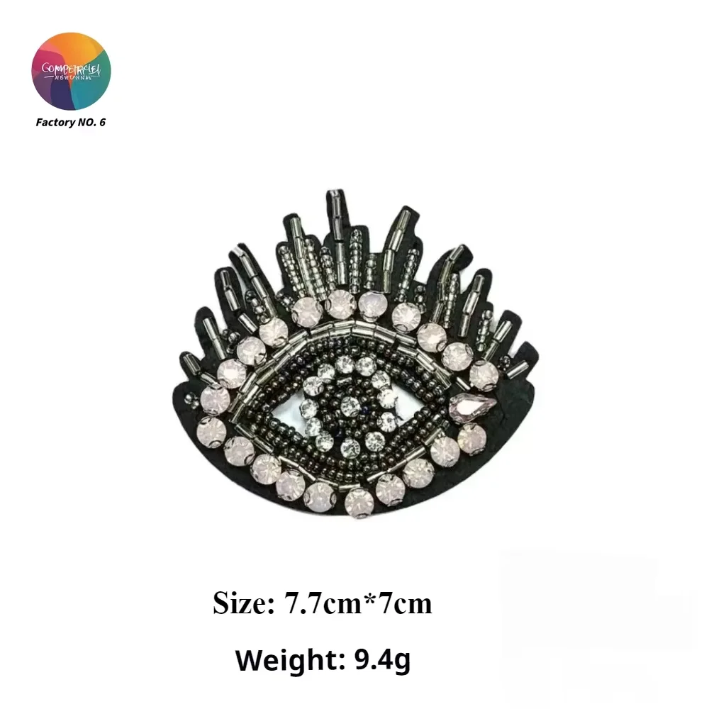 

Наклейка на нашивку, хрустальные бусины ручной работы, розовые бриллианты, цветные бриллианты, тканевые наклейки для глаз, обувь и шапки, украшение для багажа