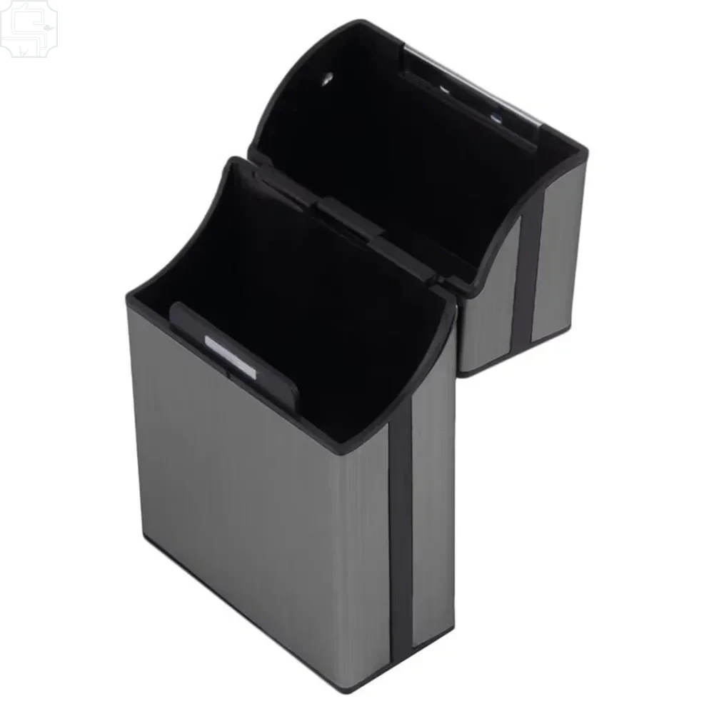 Portable Slim Aluminum Cigarette Case King Size Tobacco Storage Box Waterproof Cigar Holder Smoking Accessory Outdoor Carry Gift image 4
