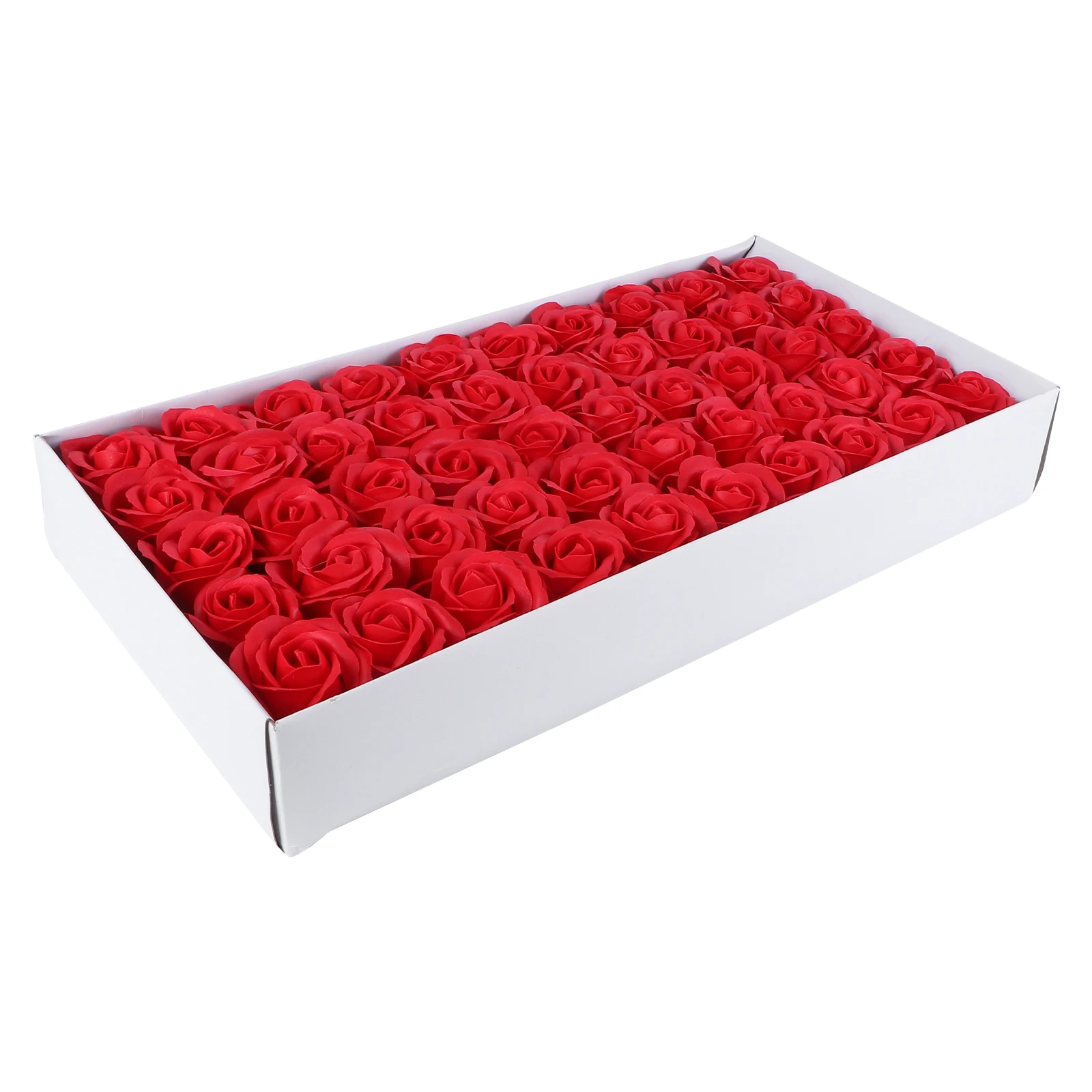 

50 Pcs Bouquet of Rose Soap Wedding Decor Flower Decoration Home Body Wash Surprise Gift Festival Corn Starch Valentine's Day's