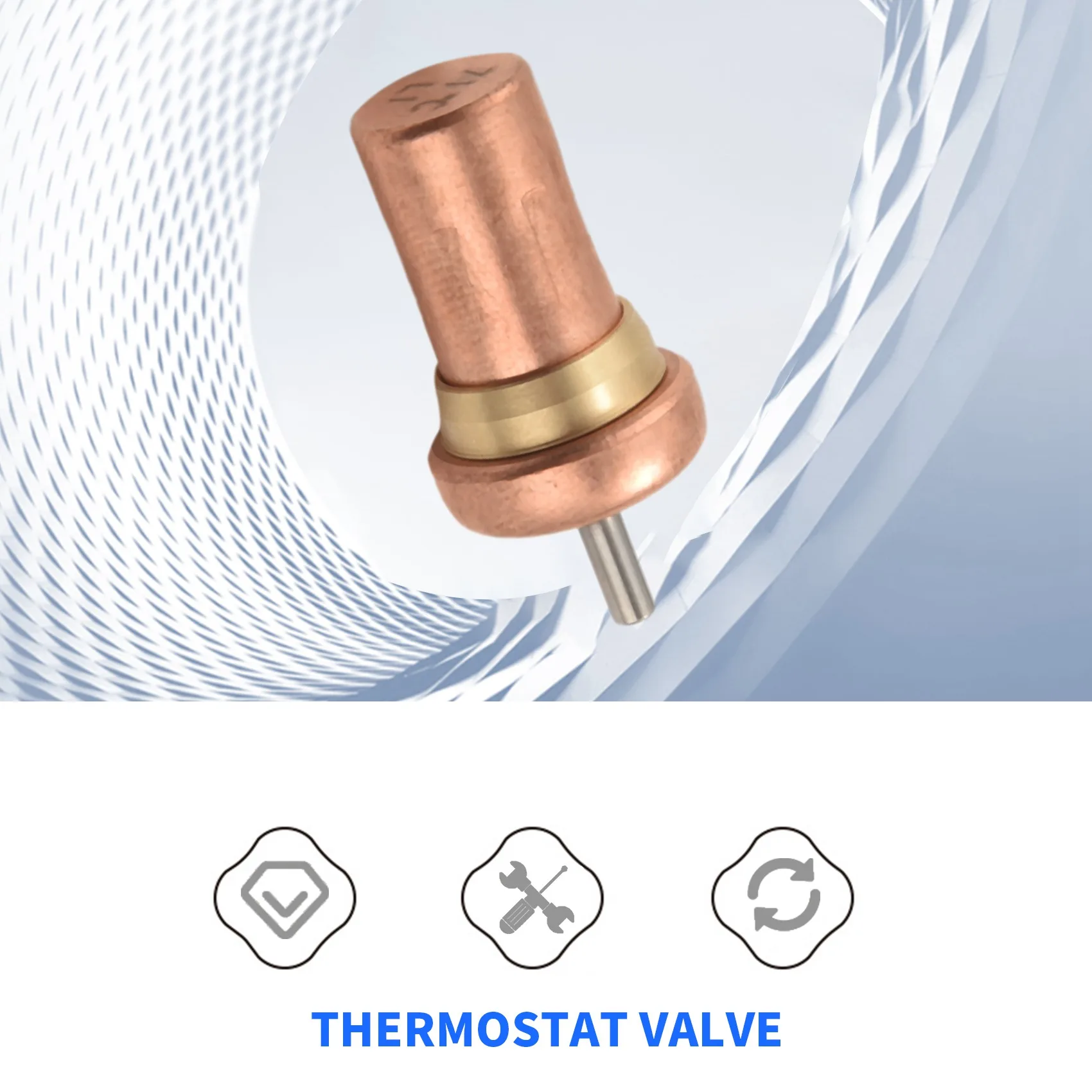 Replacement VMC Thermostat Valve Core Opening Temperature 71 Degree C HOT