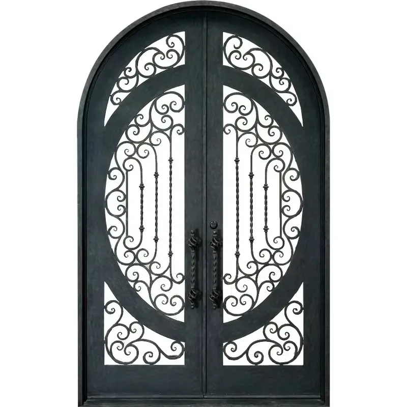 Model Iron Door Wrought Glass