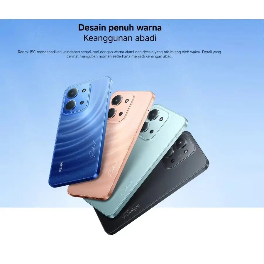 Global Edition Redmi 15C 5G 8+256GB Smartphone: