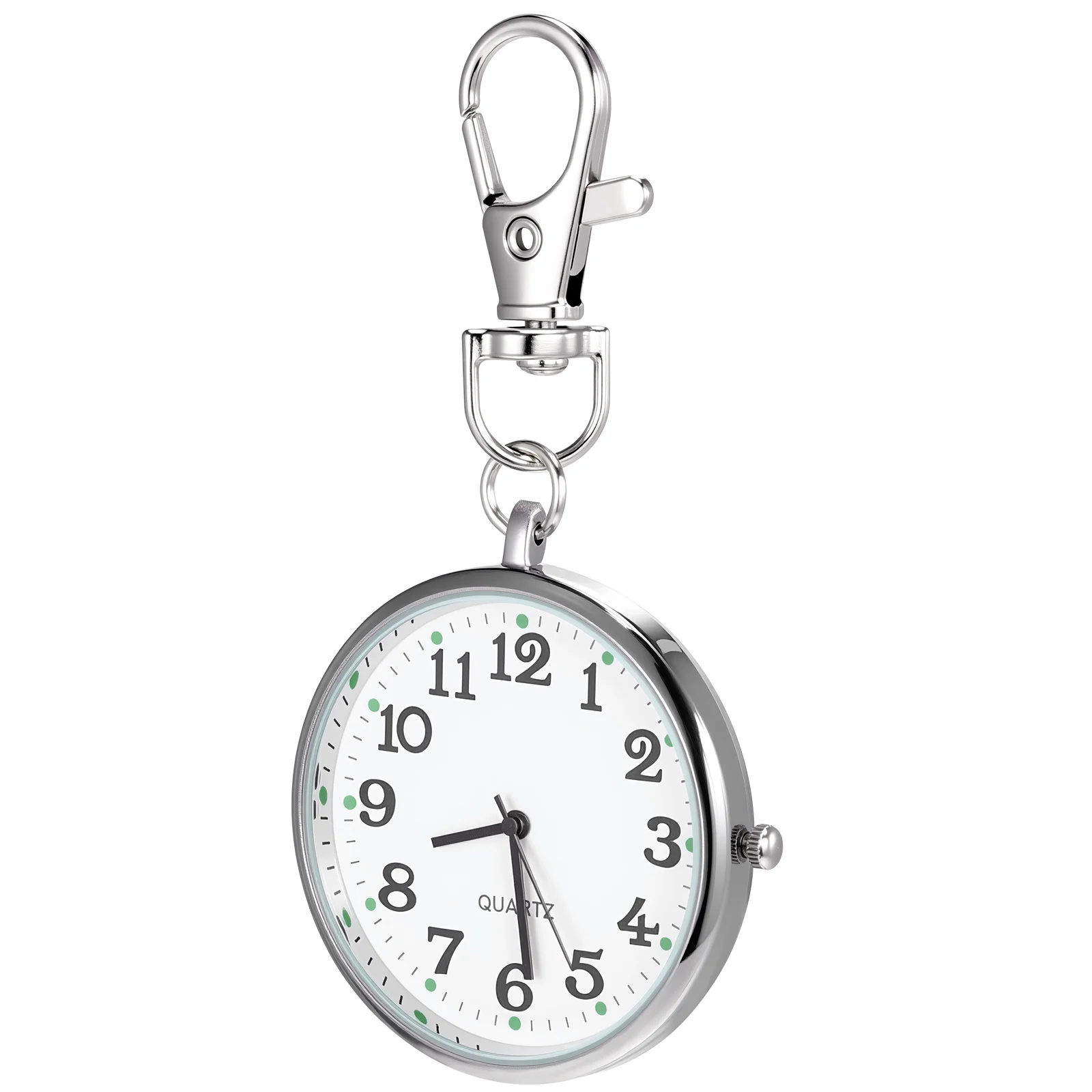 ساعة ممرضة فوب، ساعات دائرية متينة وعصرية للممرضات والأطباء، سلسلة مفاتيح، ساعات ممرضة للنساء #3