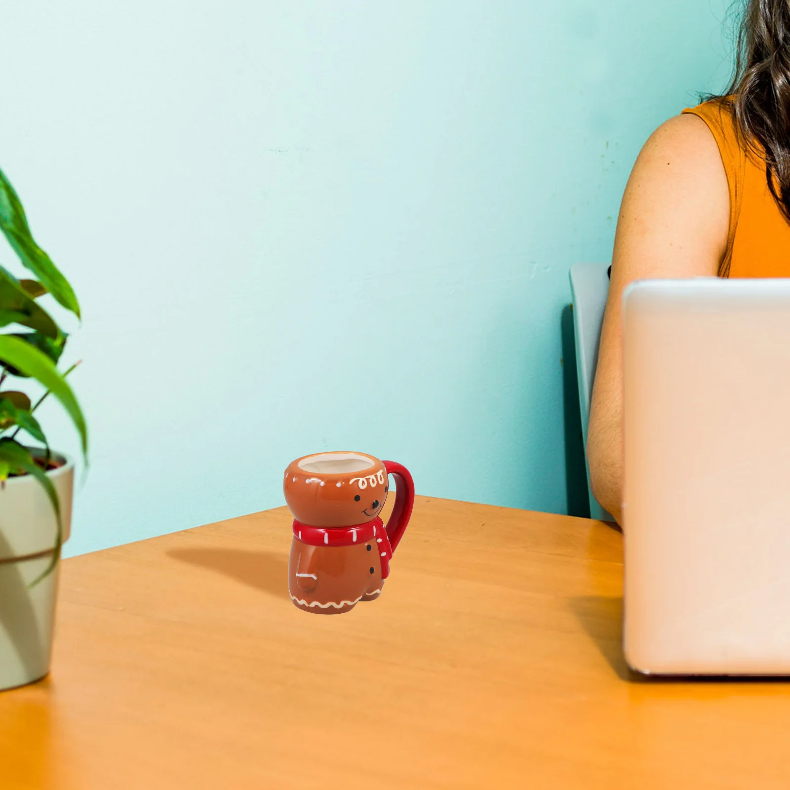 

Christmas Ceramic Tea Coffee Mug Set Gift Holiday Drinking Cup