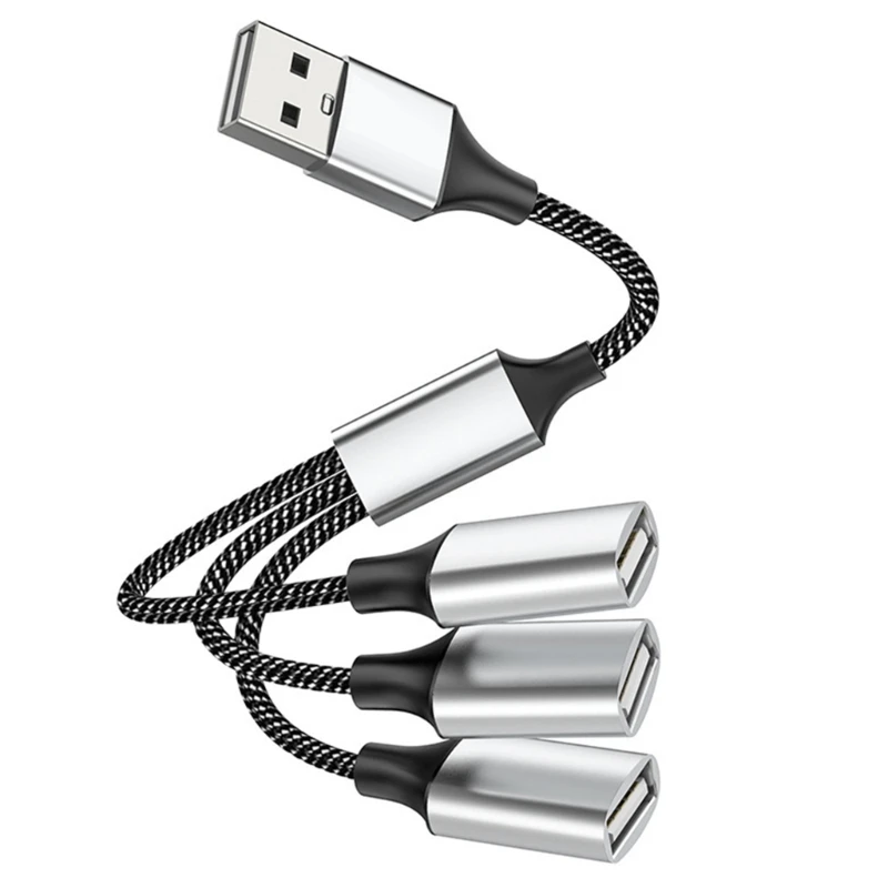 2/3 en 1 USB/tipo C adaptador USB divisor potencia host a cable macho USB OTG