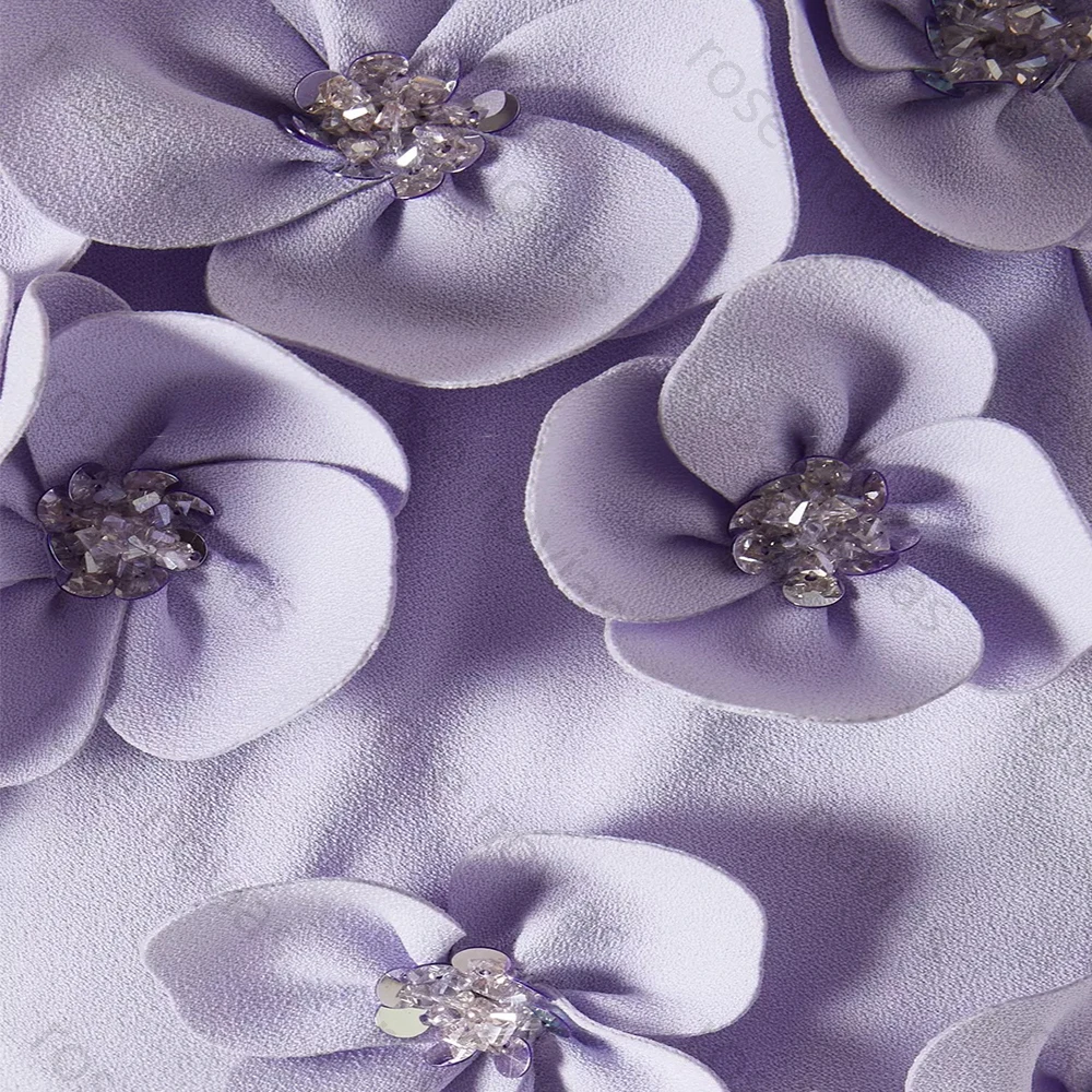 Robe De soirée élégante en Jersey, longueur cheville, asymétrique épaule dénudée, robe De bal, fleur, cristal, personnalisée, haute qualité