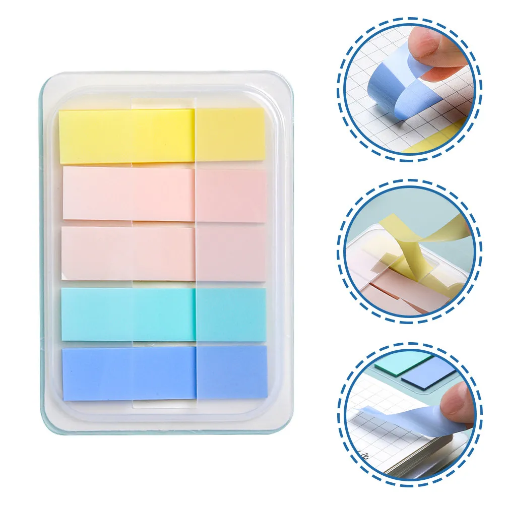 

700Pcs Sticky Index Tabs PVC Book Tabs Page Markers Bright Colors for School Office Study Annotation Book Markers