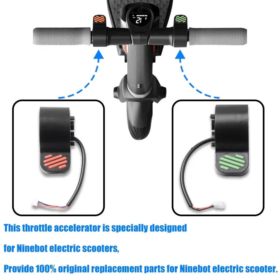 Gaspedal Bremse Finger Gas Knopf Für Ninebot ES1 ES2 ES3 ES4 Roller Accelerator Gas E-bike Bremsen Kit